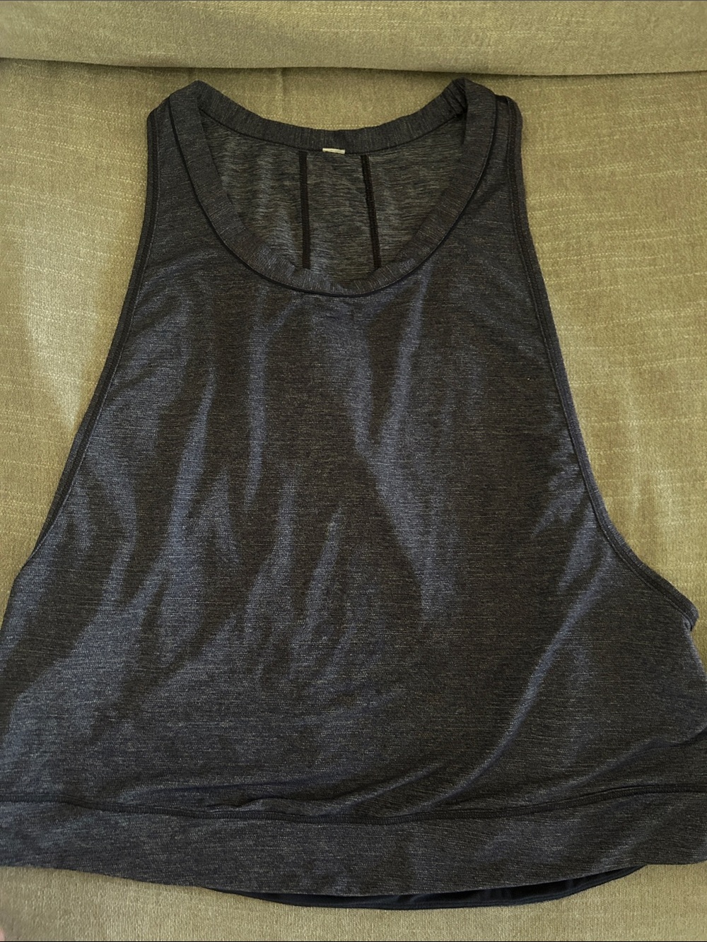 lululemon athletica navy + charcoal grey Women's Workout Tank